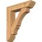 Ekena Millwork Balboa Slat Smooth Bracket w/ Offset Brace, Western Red Cedar, 7 1/2"W x 32"D x 36"H BKT0806X32X36BOA06SWR - alternate 1